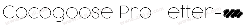 Cocogoose Pro Letter字体转换